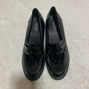 Jones New York Glossy Black Loafers